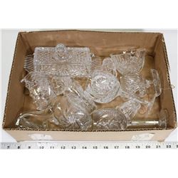 FLAT OF ASSORTED PINWHEEL CRYSTAL