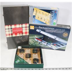 SET OF 2 SEALED BACKGAMMON