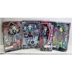 SEALED 4 MONSTER HIGH FRANKIE