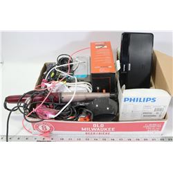 LOT OF ELECTRONICS AND CHARGING CABLES