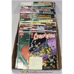 FLAT OF 24 ASSORTED DC COMICS