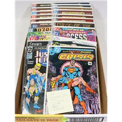 FLAT OF 24 ASSORTED DC COMICS