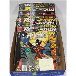 FLAT OF 19 ROBIN DC COMICS
