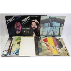 BOX OF ALBUMS, INCLUDING JOHNNY CASH, JETHRO TULL,