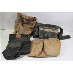 4 CARPENTER BELTS.