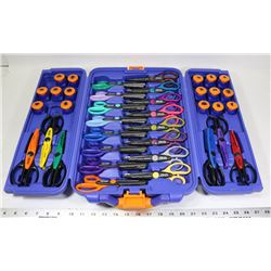 FISKARS CRAFT AND SCRAPBOOKING SCISSORS, ETC SET