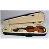Image 1 : VIOLIN 4/4 NATURAL FINISH WITH BOW AND CASE.