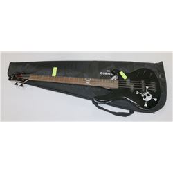 GUITAR SQUIRE BY FENDER BASS BLACK WITH SOFT CASE