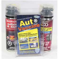 NEW MOTOMASTER INFLATE & SEAL AND TECH 200 INSTANT