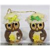 Image 1 : 2 VINTAGE OWL BELLS