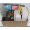 Image 1 : BOX OF TREE ORNAMENTS AND GIFT WRAP