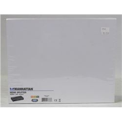 NIB MANHATTAN HDMI SPLITTER, HDMI 1.3B 2 PORT.