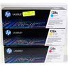 Image 1 : HP LASERJET 128A CYAN, 128A YELLOW, 128A MAGENTA