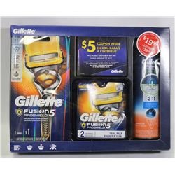GILLETTE FUSION 5 PROSHEILD SHAVING SET