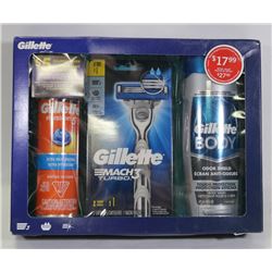 GILLETTE MACH 3 TURBO SHAVE SET