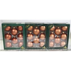 BUNDLE OF CHRISTMAS TREE BALL DECORATIONS