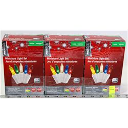 BUNDLE OF 3 INDOOR MINI LIGHT SETS