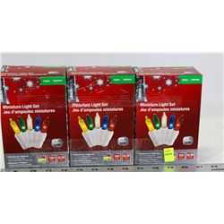 BUNDLE OF 3 INDOOR MINI LIGHT SETS