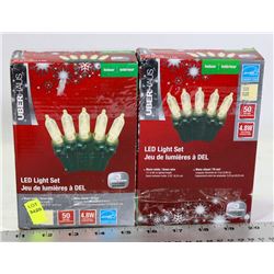TWO PACKS OF MINI LED LIGHT SETS