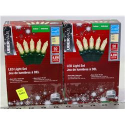 TWO PACKS OF MINI LED LIGHT SETS