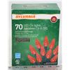 Image 1 : STRING OF 70 INDOOR/OUTDOOR LED C6 LIGHTS