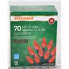 Image 1 : STRING OF 70 INDOOR/OUTDOOR LED C6 LIGHTS