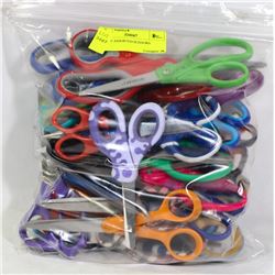 BAG OF ASSORTED SCISSORS