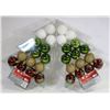 Image 1 : TWO PACKS OF CHRISTMAS TREE BALLS