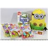 Image 1 : LOT OF ASSORTED KIDS TOYS, INCLUDING MINION,