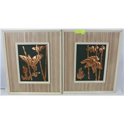 VINTAGE WALL DECOR SET OF 2