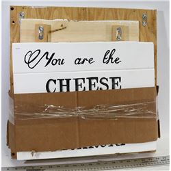 LOT OF ASSORTED HOME DECOR SIGNS