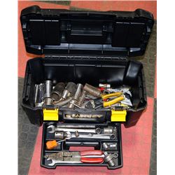 STANLEY TOOL BOX  WITH CONTENTS