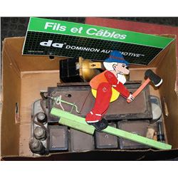 ATWATER KENT PROJECT RADIO, LANTERN AND WHIRLY GIG