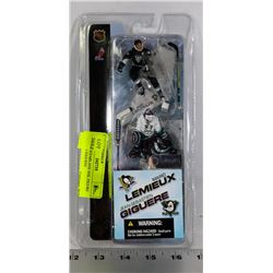 SEALED MCFARLANE NHL FIGURE LEMIUX & GIGUERE
