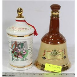 LOT OF TWO LIQUOR DECANTERS