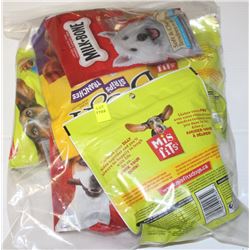 BAG OF ASSORTED DOG TREATS