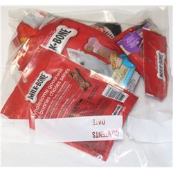 BAG OF ASSORTED DOG TREATS