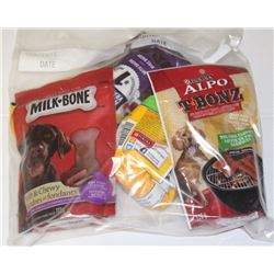 BAG OF ASSORTED DOG TREATS