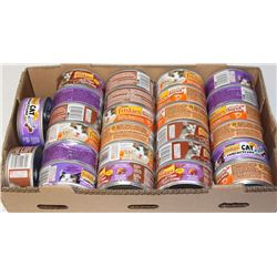 FLAT OF ASSORTED WET CAT FOOD