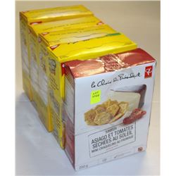 5 BOXES OF ASSORTED VEGETABLE CRACKERS