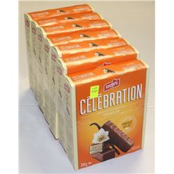 7 BOXES OF ASSORTED CELEBRATION COOKIES