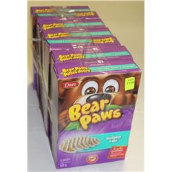 7 BOXES OF BEAR PAWS SOFT COOKIES