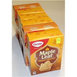 7 BOXES OF MAPLE LEAF MAPLE FLAVOURED COOKIES