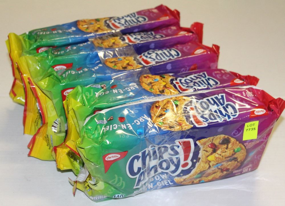 5 PACKS OF CHIPS AHOY! RAINBOW COOKIES