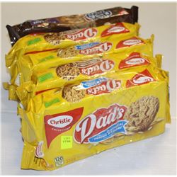 5 PACKS OF ASSORTED CHIPS AHOY! AND DADS COOKIES
