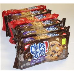 6 PACKS OF ASSORTED CHIPS AHOY! COOKIES