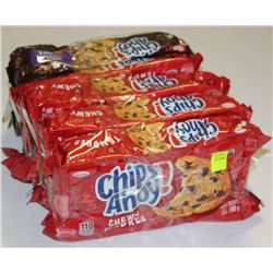 5 PACKS OF ASSORTED CHIPS AHOY! COOKIES