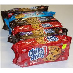 6 PACKS OF ASSORTED CHIPS AHOY! COOKIES