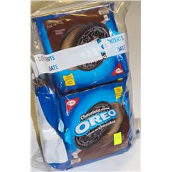 6 PACKS OF CHOCOLATE CREAM OREO COOKIES