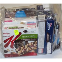 6 BOXES OF ASSORTED SNACK BARS